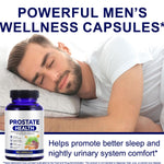 Ocnisdns prostate health formula close up look at the side panels and daily dosage instructions