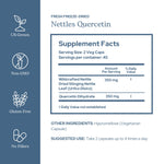 Eclectic Institute Nettle Quercetin vegetarian capsules supplement packaging