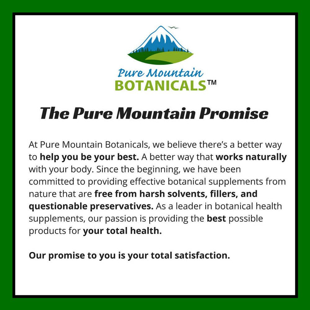 Vegan and Kosher certifications on Pure Mountain Botanicals bottle