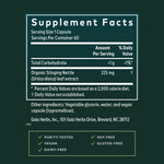 Gaia Herbs organic stinging nettle leaf herbal supplement bottle