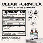 USA imported Vimergy Nettle Liquid extract clean ingredients label