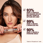 Side profile of Charlotte Tilbury makeup setting spray