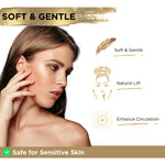 Icon Patch facial sculpting tool alongside authentic skincare oils showcasing enhanced absorption routine.