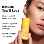 Timeless Skin Care fragrance free Vitamin C serum fluid texture close up