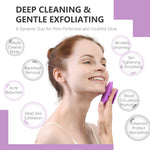 Ergonomic handle grip design of the BEAUTAIL silicone face exfoliator