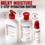 Back label of Thayers 80HR moisturizer showing ingredients