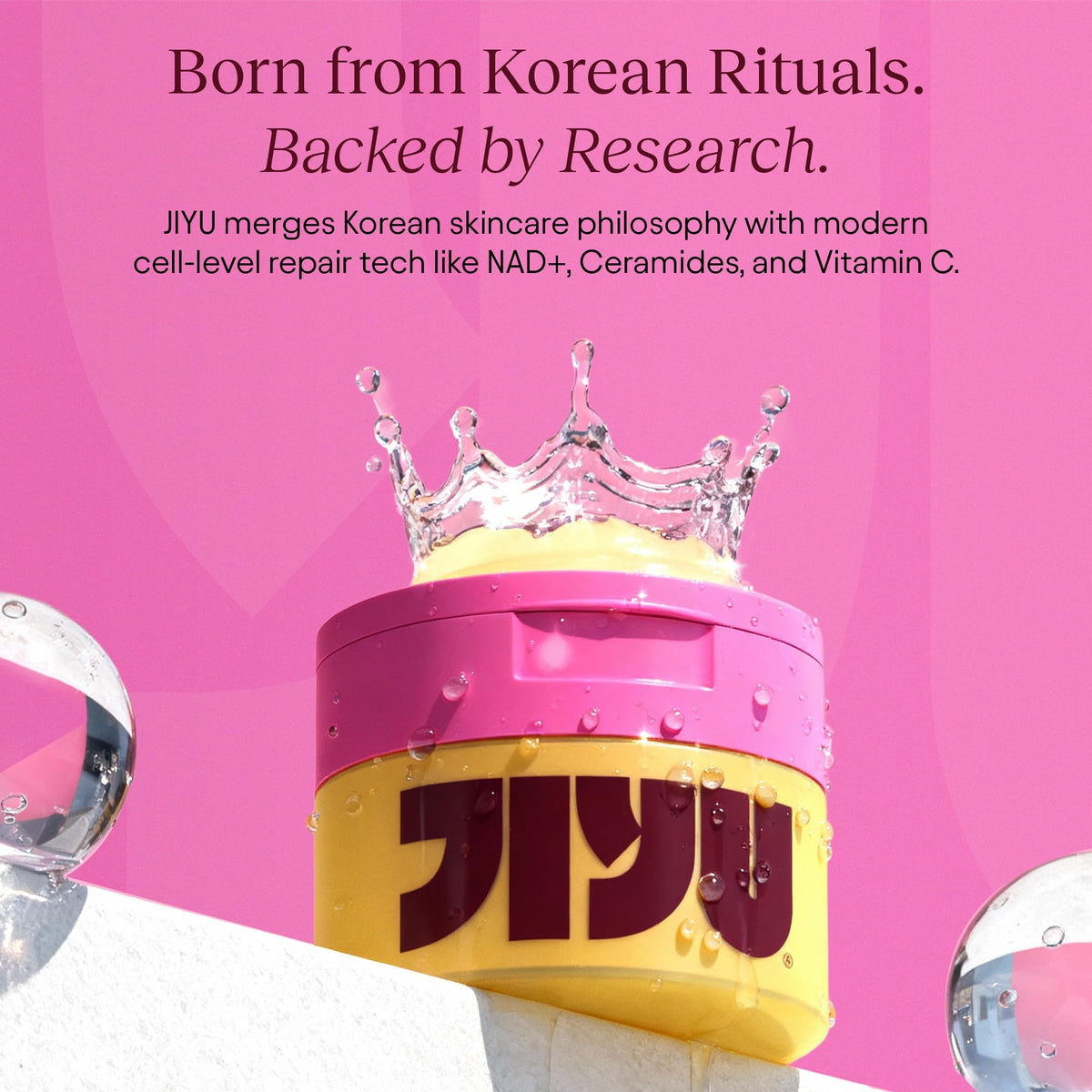 Jiyu NAD+ hydrating cream for daily skincare routine
