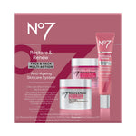 No7 anti aging face and neck serum bottle for wrinkle reduction