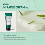 Unboxing view of the complete thirty day miracle trial kit for clearing skin wastes and regulating sebum.