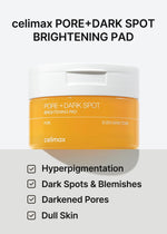 Close up of the textured embossed side of the Celimax exfoliating peeling pad for skin retexturizing.