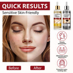 ADSBJUX face and body peeling ampoule texture application