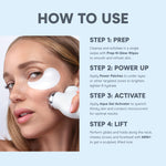 NuFACE Prep-N-Glow skin care wipes and luxe gift box packaging overview.