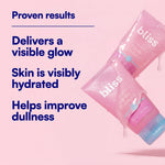 Bliss peeling gel texture with plant based fruit enzymes