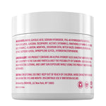 Authentic USA imported Nuva Botanicals glycolic acid container next to an individual wet peel pad