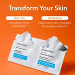Dr. Dennis Gross exfoliating face pads step one and step two treatment packettes
