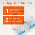 Dr. Dennis Gross sensitive skin daily peel pads showing authentic USA imported seal