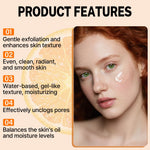 Two tubes of Qixfyze orange enzyme scrub for face and body skin brightening