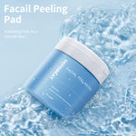 Persbeay exfoliating toner pads jar opened with the included complimentary application tweezers visible