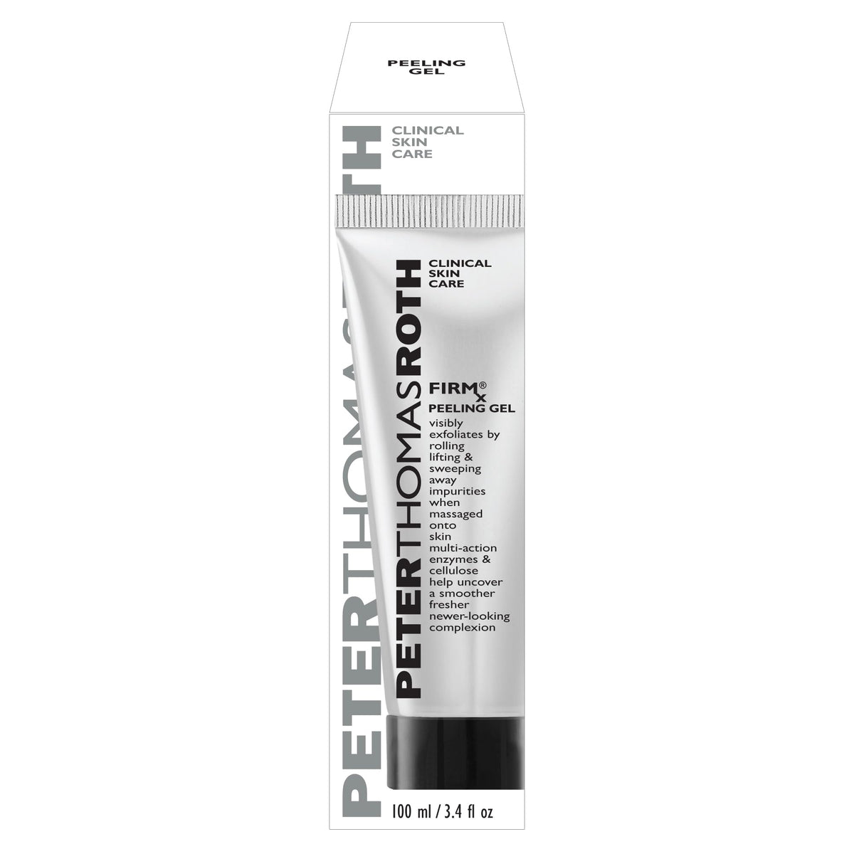 Peter Thomas Roth enzyme peeling gel exfoliant for dry skin texture.