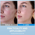 Skincare routine display featuring the 70 count pre soaked glycolic acid toner discs for clear skin