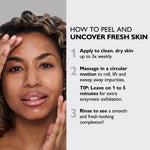 USA imported Peter Thomas Roth FIRMx peeling gel for skincare routine.