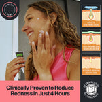 Oxy 10 percent benzoyl peroxide spot medication for blackheads and redness reduction.