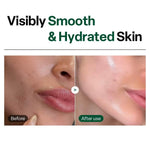 Hydrating facial exfoliator with hyaluronic acid and vitamin C benefits