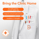 Dr Dennis Gross daily peel box opening showing individual anti aging treatments.