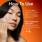 Authentic Dr. Dennis Gross extra strength two step facial peel set on a clean background