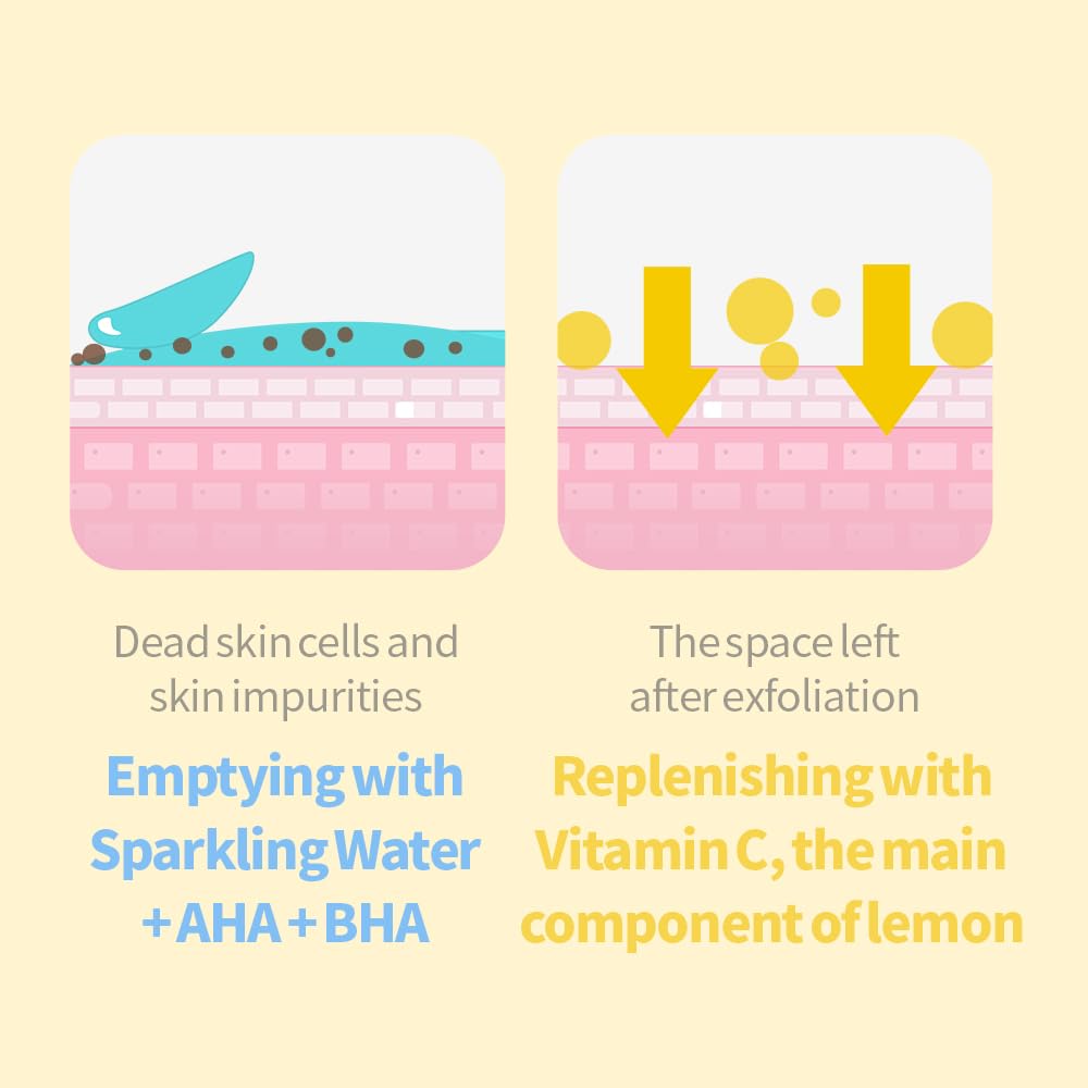 Secret Key Lemon Sparkling Peeling Gel for sensitive skin