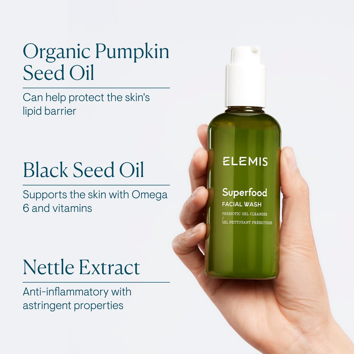 Refreshing gel cleanser for glowing skin results