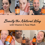 Eve Hansen Vitamin C cleanser packaging details for skin types