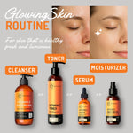 Application of Eve Hansen Vitamin C cleanser on skin