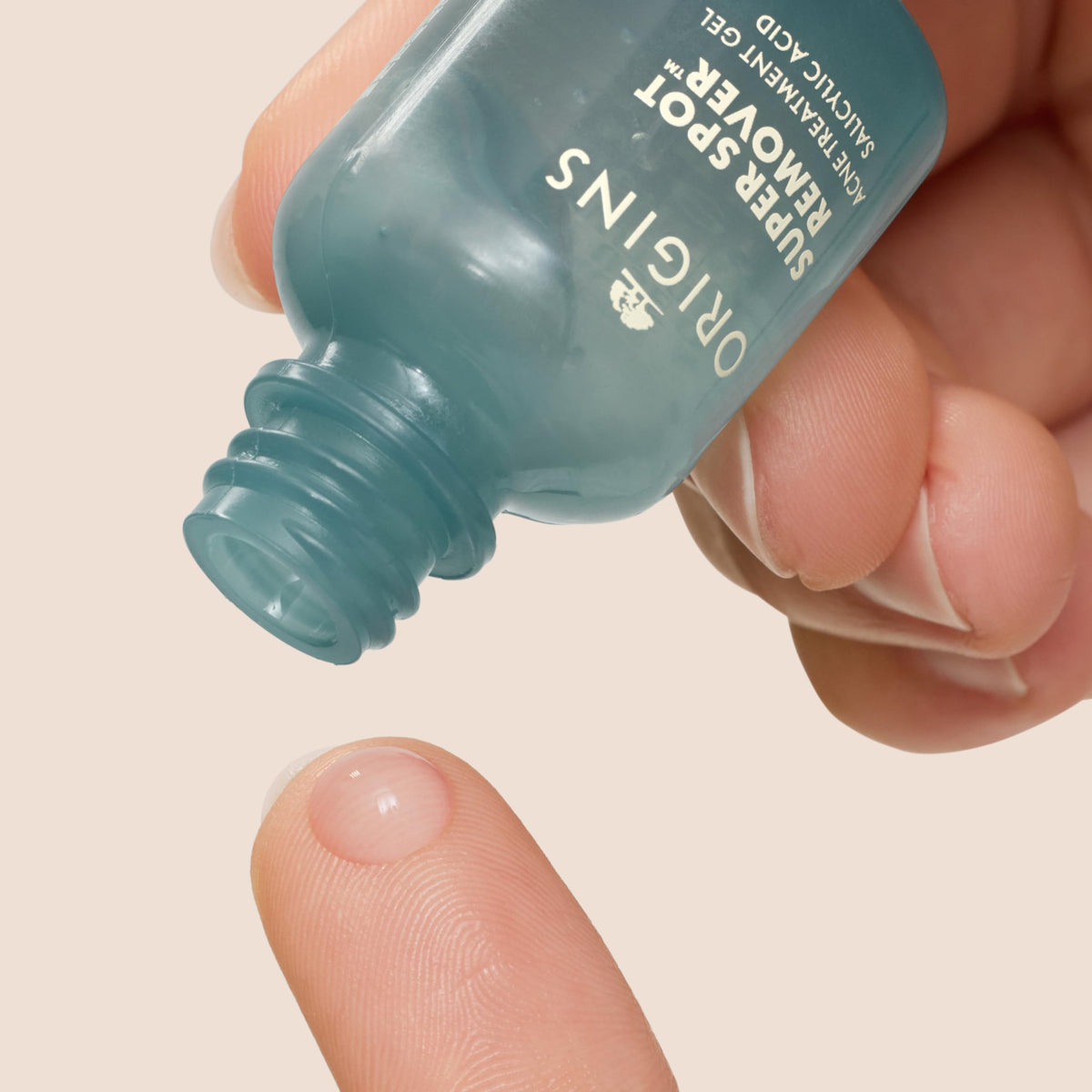 Side view of Origins spot remover 10 milliliter bottle