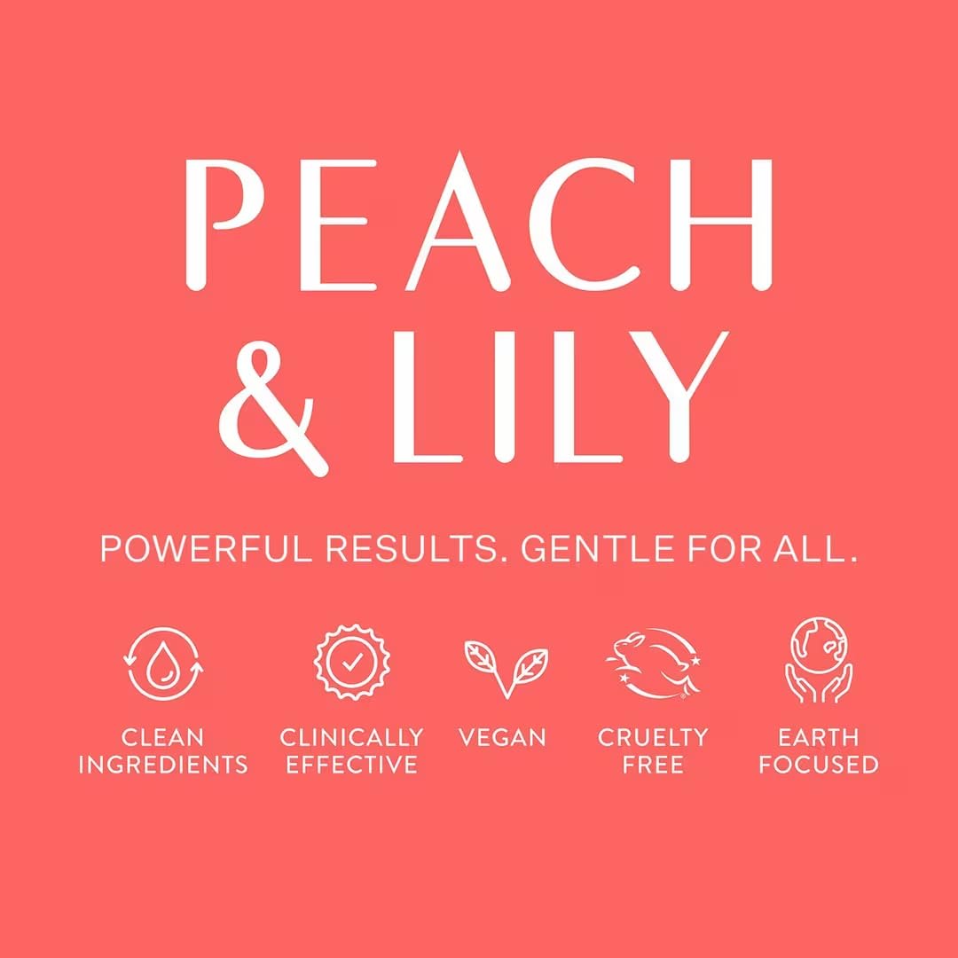 Peach and Lily Power Calm Cleanser premium skincare set