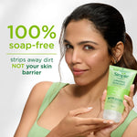 Simple face wash packaging and label details