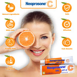 Side view of Neoprosone 30 milliliter brightening tube