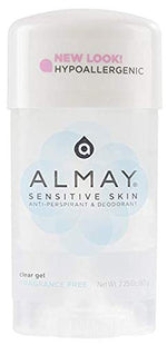 Almay Sensitive Skin anti-perspirant pack of 6 packaging