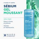 Bioderma Sebium 500ml pump bottle for oily skin