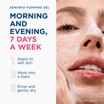 Texture of Bioderma Sensibio gentle face cleanser
