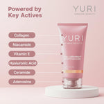 Yuri Beauty Korean skincare overnight wrapping mask packaging details