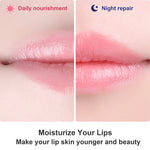 Collagen lip mask gel texture detail
