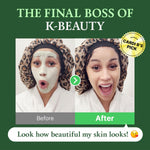Fully Green Tomato Clay Mask Cleanser texture demonstration