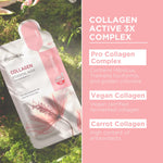 Mediheal Collagen Essential Mask ingredients and benefits label