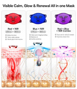 Inia wireless LED face mask with controller
