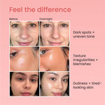 Quia overnight glass skin peel off mask packaging