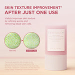 SKIN1004 Poremizing clay mask stick showing red bean powder texture