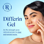 Differin retinoid treatment gel texture on skin