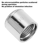 RANNYY microdermabrasion tool tip displaying the anti clogging flexible assembly design