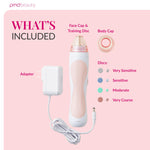 PMD Beauty facial vacuum suction machine demonstrating a secure grip design